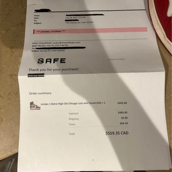 Jordan Red Retro - Picture 3 of 4